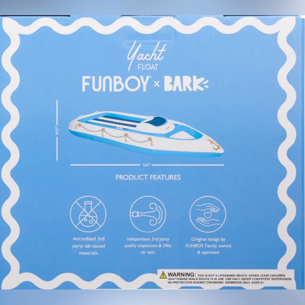 LAST ONE! Bark Box Super Chewer XL DOG raft pool float NEW YACHT Boat TOUGH!